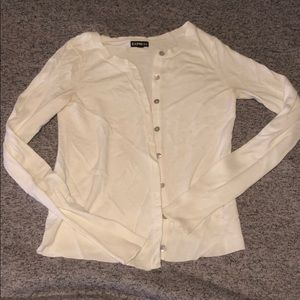 Express | white cardigan